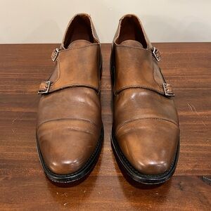 Leather, Allen Edmonds Mora 2.0 Double Monk Strap, sz 12  D, Dress Shoes